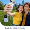UGREEN 10000mAh 55W Nexode Pro Smart Digital Display Mini Power Bank with Build-in Type-C Cable – PB727 – 75701B