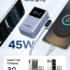 UGREEN 10000mAh 55W Nexode Pro Smart Digital Display Mini Power Bank with Build-in Type-C Cable – PB727 – 75701B