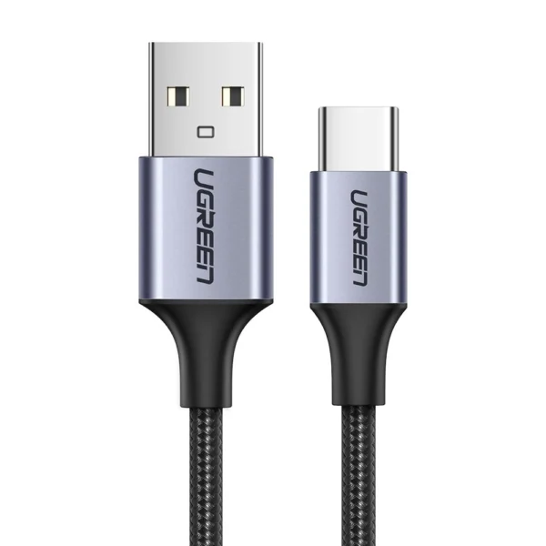 UGREEN 2 Meter 3Amp Max USB to Type-C Fast Charging Cable – US288 – 60128 