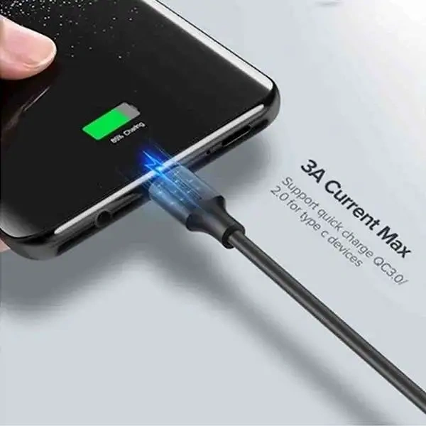UGREEN 1 Meter 3Amp Type-C to USB QC3.0 Fast Charging Cable – US287 – 60116 