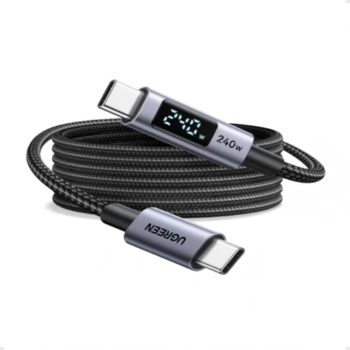 UGREEN-1-Meter-240W-Smart-Digital-Display-Type-C-to-Type-C-PD-Fast-Charging-Cable-L530-65866-1-Year-Warranty-ugreen-2 UGREEN 1 Meter 240W Smart Digital Display Type-C to Type-C PD Fast Charging Cable – L530 – 65866