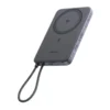 UGREEN 10000mAh 15W Qi2 MagFlow Air Magnetic Power Bank (Space Gray)- PB570 – 75982B