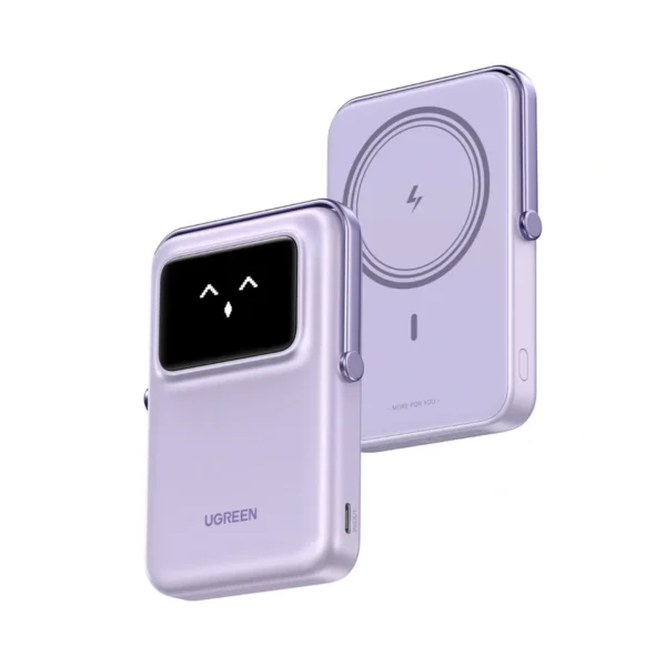UGREEN 10000mah 20W Uno Series Magnetic Wireless Power Bank With Stand – PB572 – 45328
