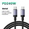 UGREEN 1 Meter 240W Type-C to Type-C PD N Fast Charging Cable – L532 – 65907