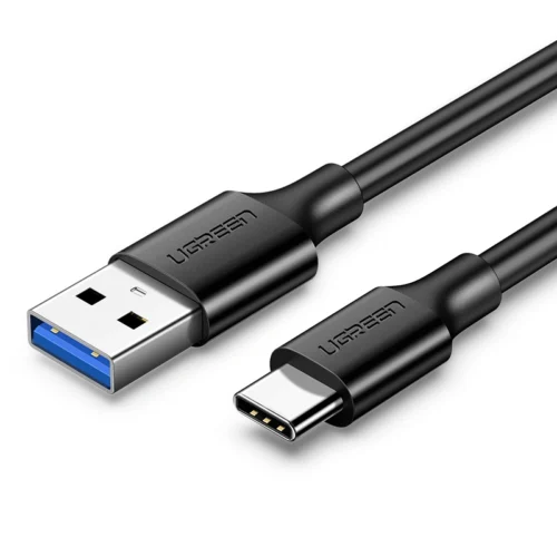 UGREEN 1m 5Gbps USB 3.0 A Male to Type C Male Cable (Black)- US184 – 20882 