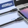 UGREEN 3 Meter 60W Type-C to Type-C 2.0 3A Cable – US286 – 60788