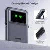 UGREEN 5000mah 20W Uno Series Magnetic Wireless Power Bank With Stand – PB571 – 35605B