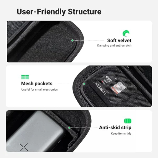 UGREEN-Electronics-Accessories-Travel-Organizer-Large-Size-LP152-85223-Ugreen-7 UGREEN Large size high Capacity Electronics Accessories Travel Organizer – LP152 – 85223