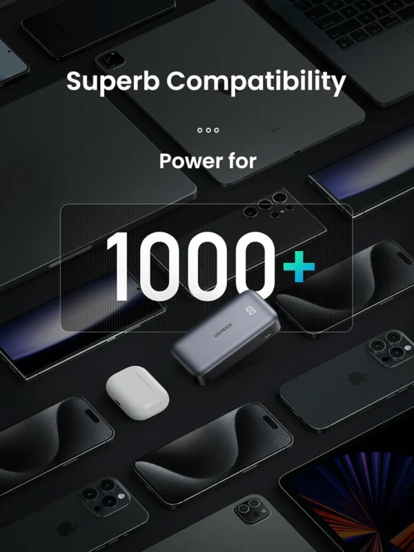 UGREEN 10000mAh 30W Nexode Fast Charging Power Bank – PB502 – 25185