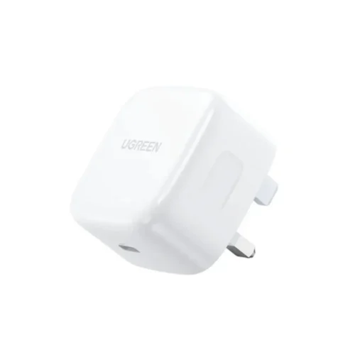 UGREEN 20W Type-C PD Fast Charger UK (White) - CD137 - 60451