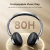 UGREEN Studio Plus 80Hrs Active Noise-Cancelling Headphones – Black – HP207- 75630