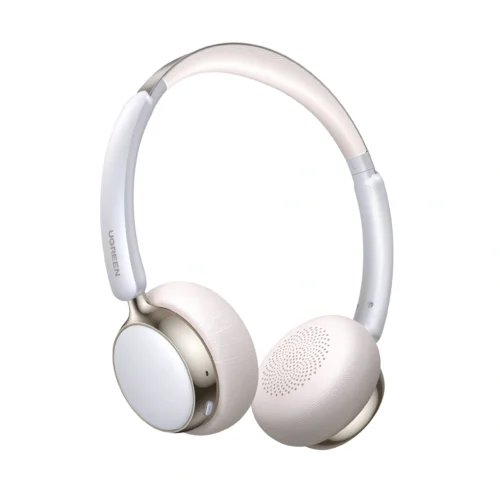 UGREEN Studio Plus 80Hrs Active Noise-Cancelling Headphones – Silver White – HP207 – 75631 
