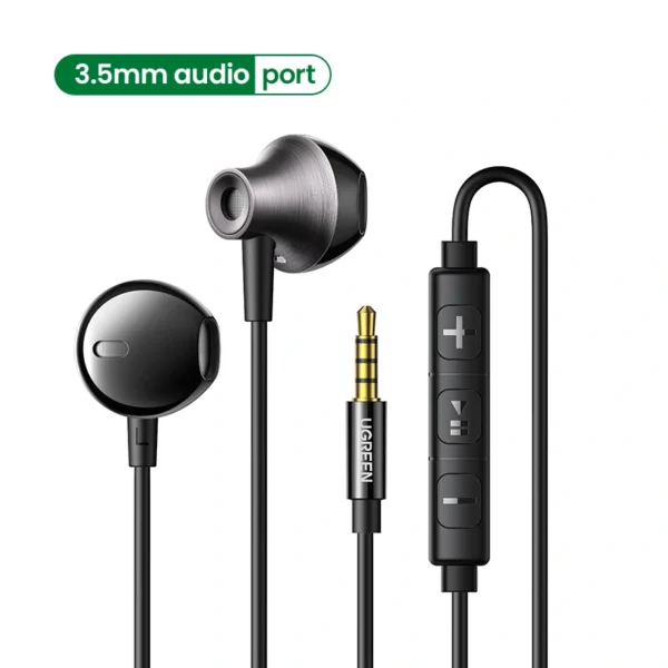 UGREEN Wired Earphones with 3.5mm Plug – EP106 – 35755 