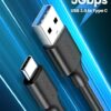 UGREEN 2m 5Gbps USB 3.0 A Male to Type C Male Cable (Black)- US184 – 20884