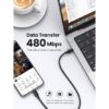 UGREEN 2 Meter 60W Type-C to Type-C 2.0 Cable – US286 – 10306