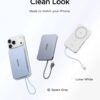 UGREEN 10000mAh 15W Qi2 MagFlow Air Magnetic Power Bank (Star Blue)- PB570 – 65839B