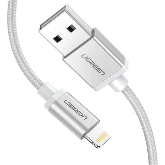 UGREEN 1 Meter MFI Certified USB – A to Lightning Nylon Braided Alu Case Cable – US199 – 60161