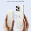 UGREEN 10000mAh 20W Magnetic Wireless Power Bank White – PB561 – 25208