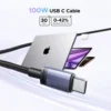 ugreen-65832-100w-1-meter-type-c-to-type-c-pd-fast-charging-cable-l528-suWa_vJIo2VB UGREEN 1 Meter 100W Type-C to Type-C PD Fast Charging Cable – L528 – 65832