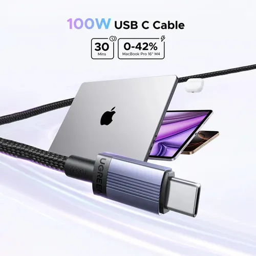 ugreen-65832-100w-1-meter-type-c-to-type-c-pd-fast-charging-cable-l528-suWa_vJIo2VB UGREEN 1 Meter 100W Type-C to Type-C PD Fast Charging Cable – L528 – 65832