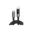 UGREEN 3 Meter 240W Smart Digital Display Type-C to Type-C PD Fast Charging Cable – L530 – 65868